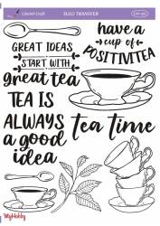 LineArt Yazı Desenli Sulu Transfer LNT391 - Line Art