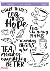 LineArt Yazı Desenli Sulu Transfer LNT392 - Line Art