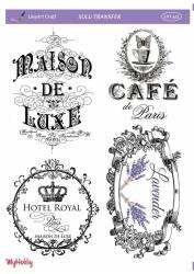 LineArt Yazı Desenli Sulu Transfer LNT435 - Line Art