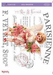 LineArt Yazı Desenli Sulu Transfer LNT475 - Line Art