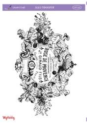 LineArt Yazı Desenli Sulu Transfer LNT525 - Line Art