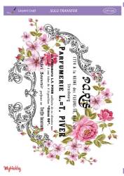 LineArt Yazı Desenli Sulu Transfer LNT526 - Line Art