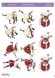 LineArt Yılbaşı Desenli Sulu Transfer LNT2301 - Line Art