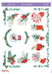 LineArt Yılbaşı Desenli Sulu Transfer LNT2303 - Line Art