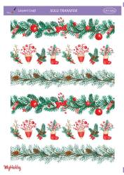 LineArt Yılbaşı Desenli Sulu Transfer LNT2304 - Line Art