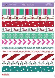 LineArt Yılbaşı Desenli Sulu Transfer LNT2305 - Line Art