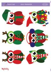 LineArt Yılbaşı Desenli Sulu Transfer LNT2306 - Line Art