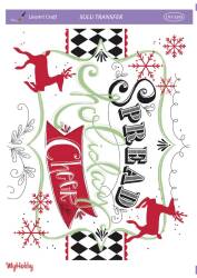 LineArt Yılbaşı Desenli Sulu Transfer LNT2309 - Line Art