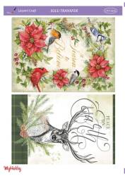 LineArt Yılbaşı Desenli Sulu Transfer LNT2315 - Line Art