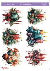 LineArt Yılbaşı Desenli Sulu Transfer LNT2324 - Line Art