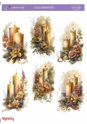 LineArt Yılbaşı Desenli Sulu Transfer LNT2328 - Line Art