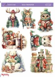 LineArt Yılbaşı Desenli Sulu Transfer LNT2331 - Line Art