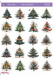 LineArt Yılbaşı Desenli Sulu Transfer LNT2347 - Line Art