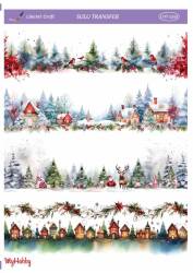 LineArt Yılbaşı Desenli Sulu Transfer LNT2349 - Line Art