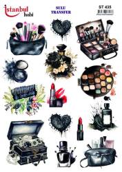 Makyaj Desenli Sulu Transfer Kağıdı STI-435 - Tual Hobi Craft Ist
