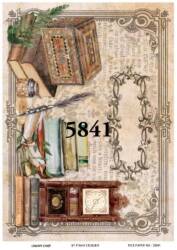 Manzara Desenli Pirinç Dekopaj Model : 5841 - Line Art