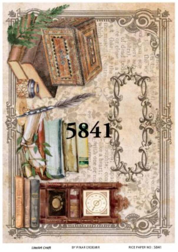 Manzara Desenli Pirinç Dekopaj Model : 5841 - 1