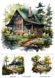 Manzara Desenli Pirinç Dekopaj Model : 6052 - Line Art