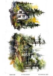 Manzara Desenli Pirinç Dekopaj Model : 6053 - Line Art