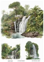 Manzara Desenli Pirinç Dekopaj Model : 6057 - Line Art