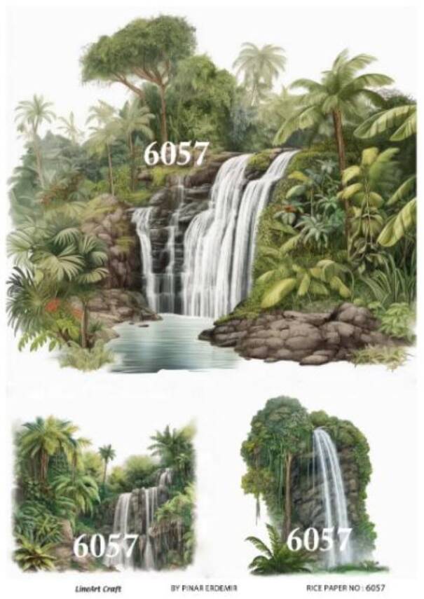 Manzara Desenli Pirinç Dekopaj Model : 6057 - 1