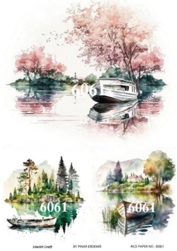 Manzara Desenli Pirinç Dekopaj Model : 6061 - 1