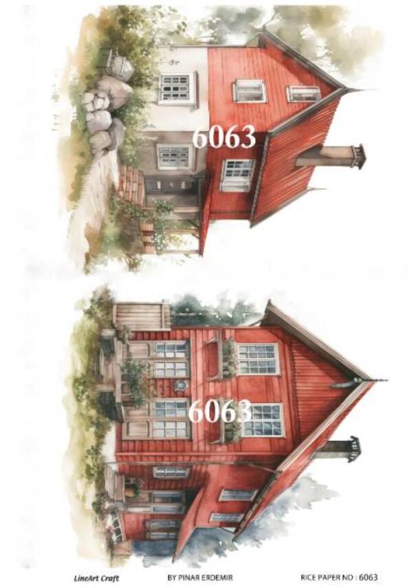 Manzara Desenli Pirinç Dekopaj Model : 6063 - 1