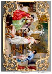 Manzara Desenli Pirinç Dekopaj Model : LK018 - Line Art