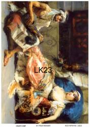 Manzara Desenli Pirinç Dekopaj Model : LK023 - Line Art