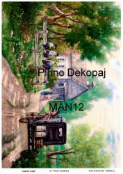 Manzara Desenli Pirinç Dekopaj Model : MAN12 - Line Art