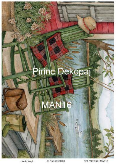 Manzara Desenli Pirinç Dekopaj Model : MAN16 - 1