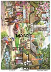 Manzara Desenli Pirinç Dekopaj Model : MAN20 - Line Art