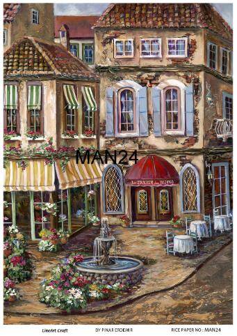 Manzara Desenli Pirinç Dekopaj Model : MAN24 - 1