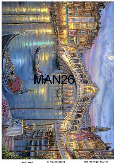 Manzara Desenli Pirinç Dekopaj Model : MAN26 - 1