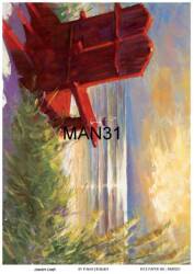 Manzara Desenli Pirinç Dekopaj Model : MAN31 - Line Art