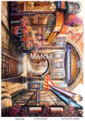 Manzara Desenli Pirinç Dekopaj Model : MAN38 - 1