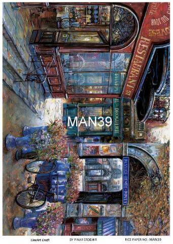 Manzara Desenli Pirinç Dekopaj Model : MAN39 - 1