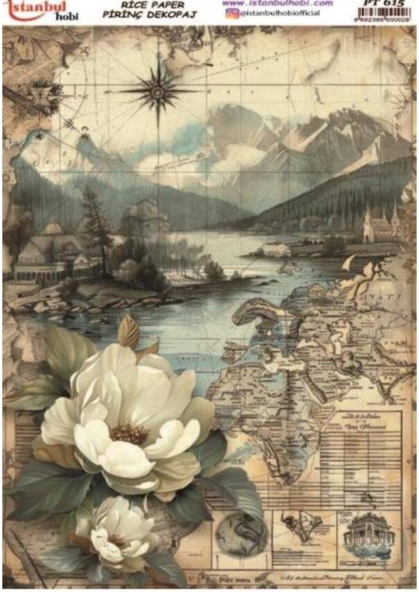 Manzara Desenli Pirinç Dekopaj Model : PT 0615 - 1