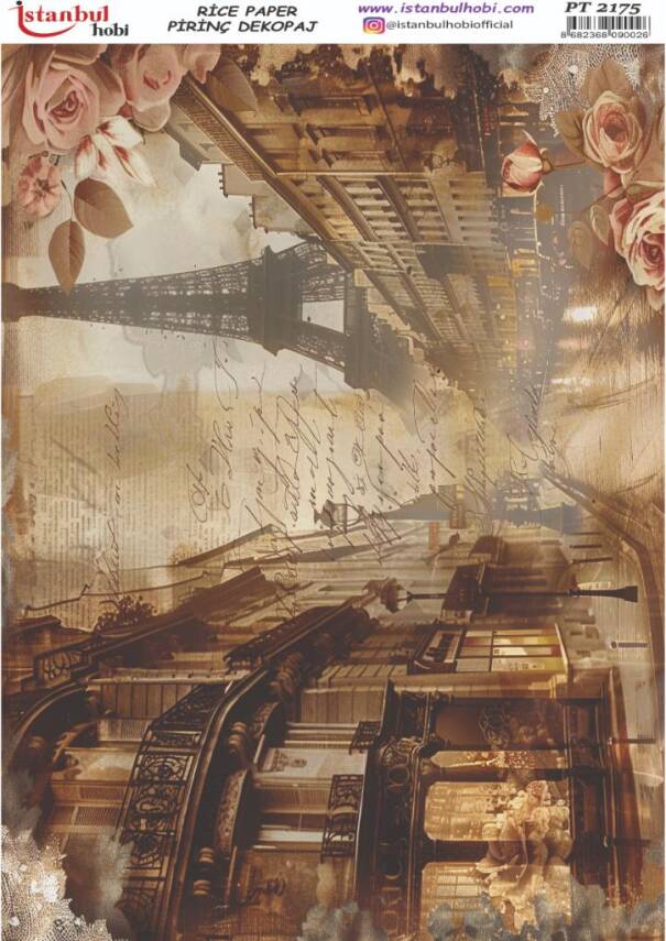 Manzara Desenli Pirinç Dekopaj Model : PT 2175 - 1