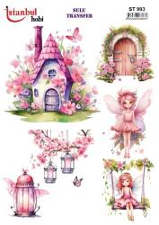 Manzara Desenli Sulu Transfer Kağıdı STI-993 - Tual Hobi Craft Ist