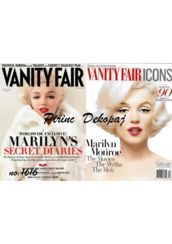 Marilyn Monroe Figürlü Pirinç Dekopaj Model : 1616 - 1