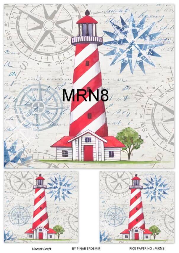 Marine Desenli Pirinç Dekopaj Model : MRN 08 - 1