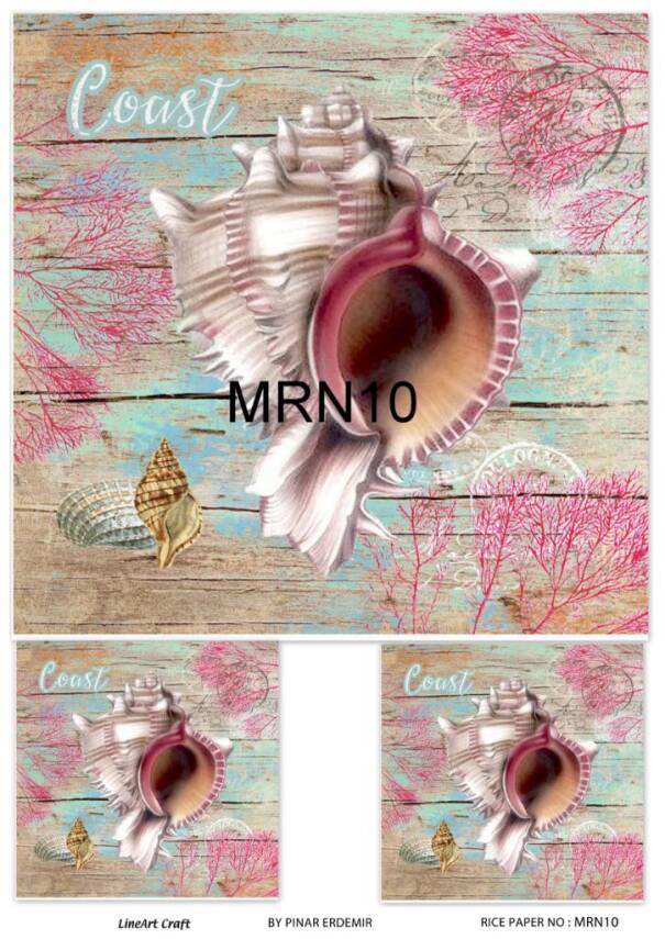Marine Desenli Pirinç Dekopaj Model : MRN 10 - 1
