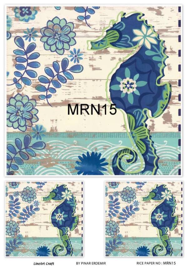 Marine Desenli Pirinç Dekopaj Model : MRN 15 - 1