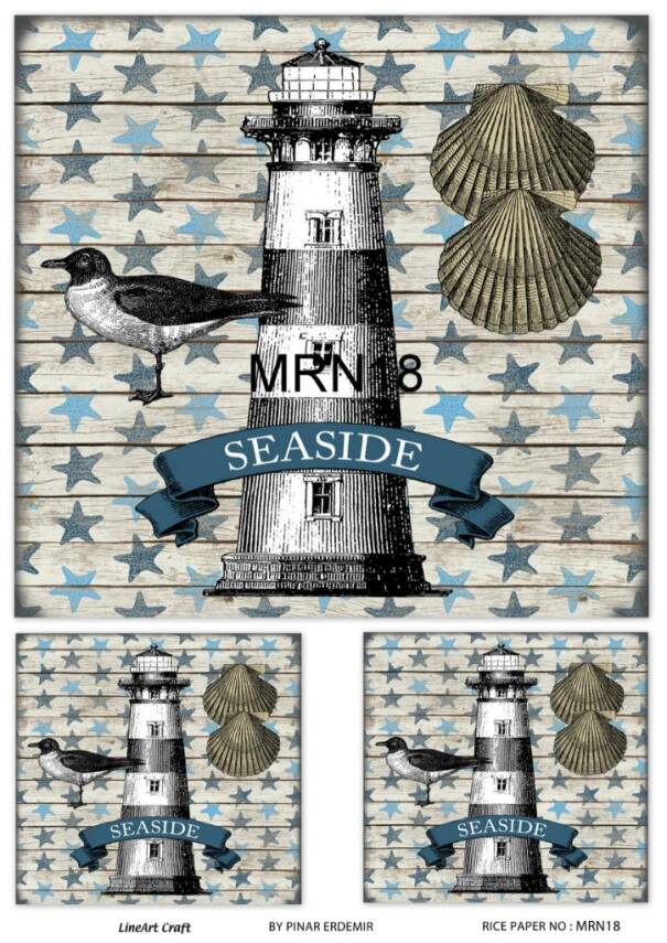 Marine Desenli Pirinç Dekopaj Model : MRN 18 - 1
