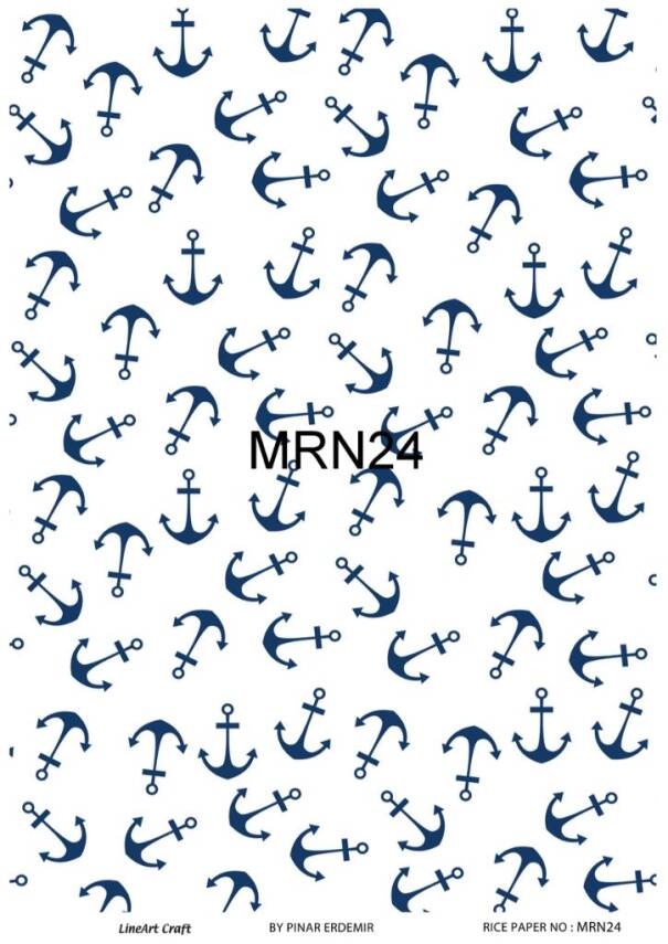 Marine Desenli Pirinç Dekopaj Model : MRN 24 - 1