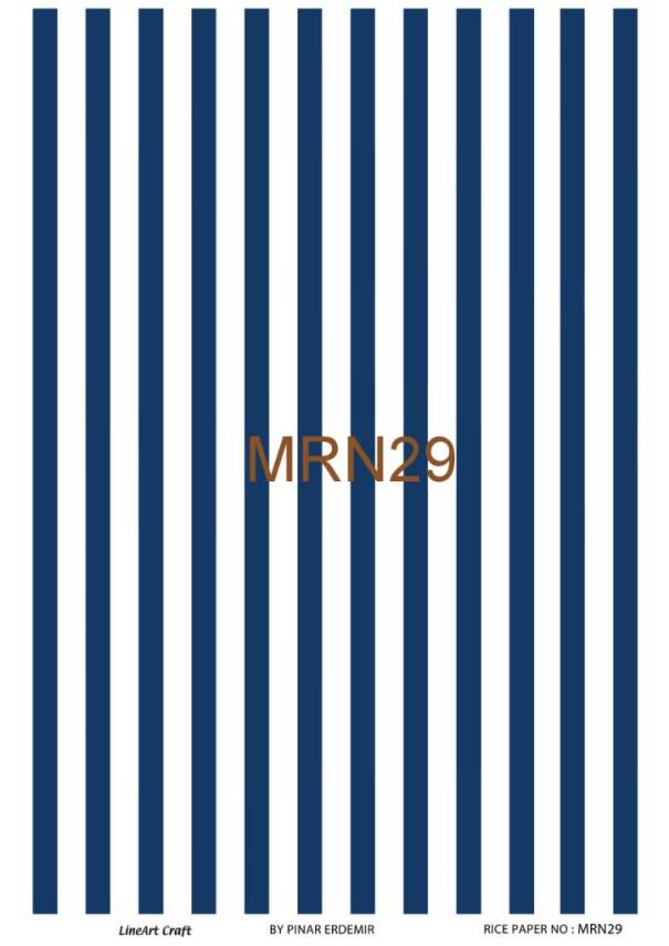 Marine Desenli Pirinç Dekopaj Model : MRN 29 - 1