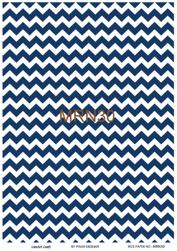 Marine Desenli Pirinç Dekopaj Model : MRN 30 - 1
