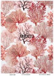 Marine Desenli Pirinç Dekopaj Model : MRN 33 - Line Art