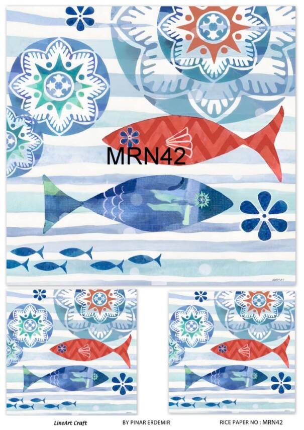 Marine Desenli Pirinç Dekopaj Model : MRN 42 - 1